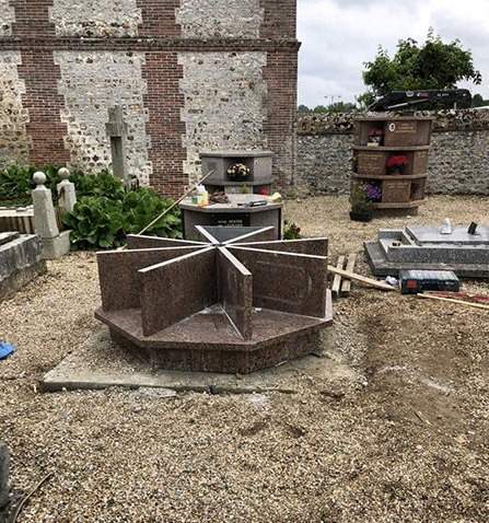 Vente et pose de monuments cinéraires, cavurnes et columbariumsCaen